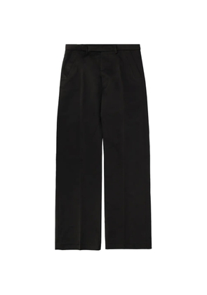 Rick Owens concealed-fastening trousers - Black