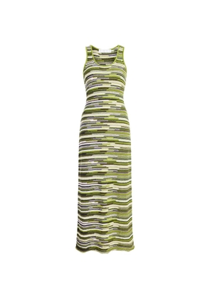 Proenza Schouler White Label Zinah striped knit dress - Green