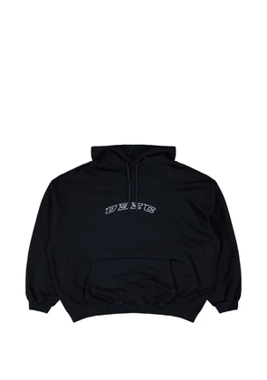 032c long-sleeve hoodie - Black