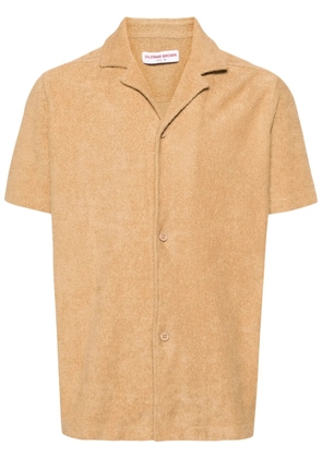 Orlebar Brown Howell towelling-finish shirt - Neutrals