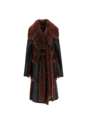 Stella McCartney belted coat - Black