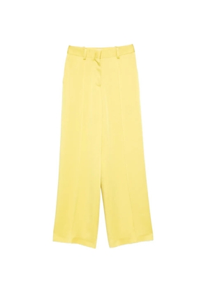 Jil Sander pleated concealed-fastening trousers - Green