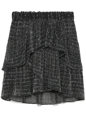 IRO metallic-threads mini skirt - Black