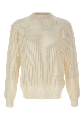 Filippo De Laurentiis crochet weave crew-neck sweater - Neutrals
