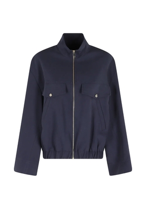 Semicouture Isabel front-pocket jacket - Blue