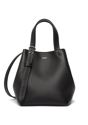 Max Mara top-handles leather tote bag - Black