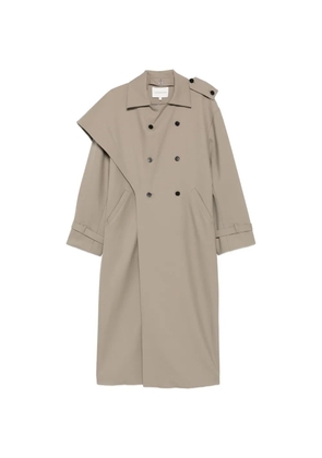 VIKTORIA CHAN Larissa oversized double-breasted wool coat - Grey