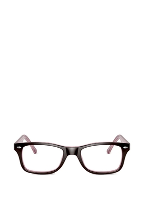 Ray-Ban logo-detail glasses - Black