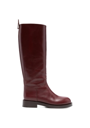 Paco Rabanne Pre-Owned leather boots - Red