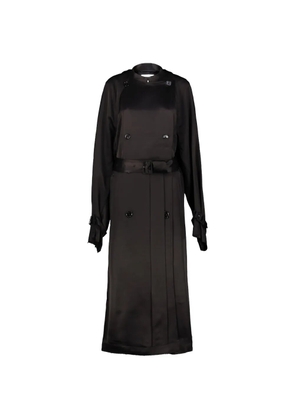 TOTEME satin trenchcoat - Black