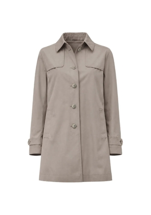 Herno buttoned trench coat - Neutrals