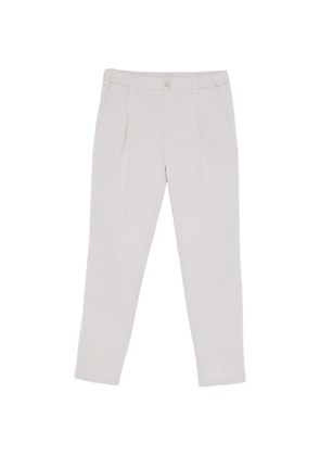 Herno pleated straight trousers - Grey