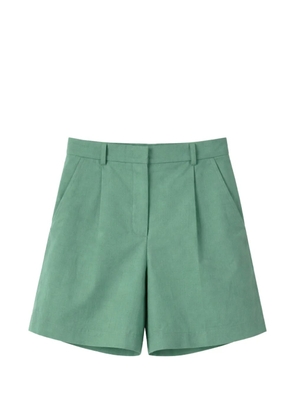 Weekend Max Mara pleated tailored shorts - Green