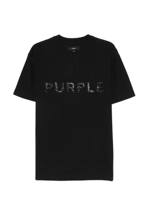 Purple Brand logo T-shirt - Black