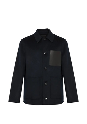Yves Salomon pocket-detail shirt jacket - Blue