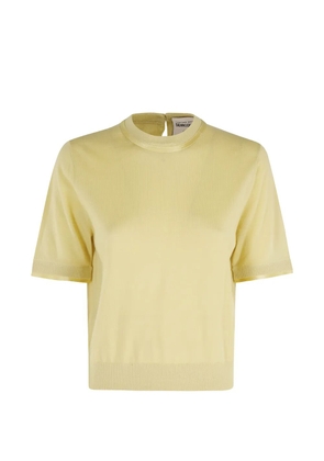 Semicouture Alma round-neck T-shirt - Yellow