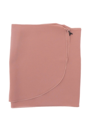 Patrizia Pepe logo-detail scarf - Pink