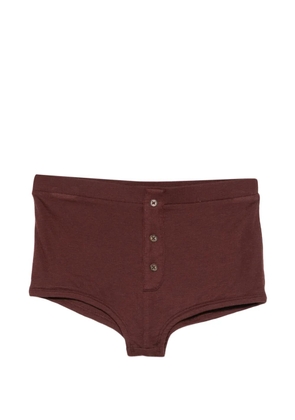 ENTIRE STUDIOS Do Booty shorts - Brown