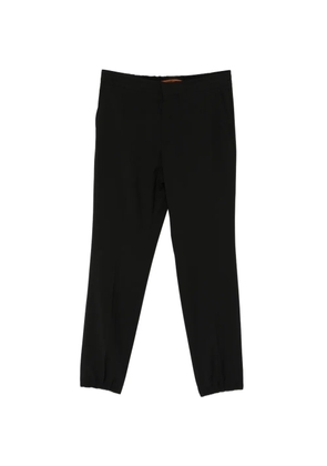Zegna concealed-fastening gathered trousers - Black