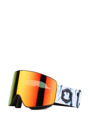 OUT OF patterned ski googles - White