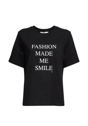 Victoria Beckham Fashion Made Me Smile cotton T-shirt - Black