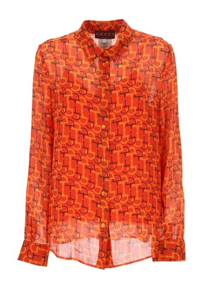Gucci printed shirt - Orange