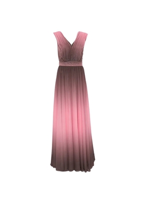 ERMANNO FIRENZE V-neck maxi dress - Pink
