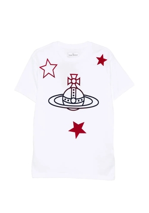 Vivienne Westwood Orb and Stars Classic cotton T-shirt - White