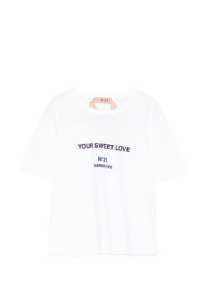 Nº21 short-sleeve T-shirt - White