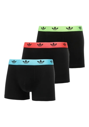 adidas logo-print boxers (set of three) - Black