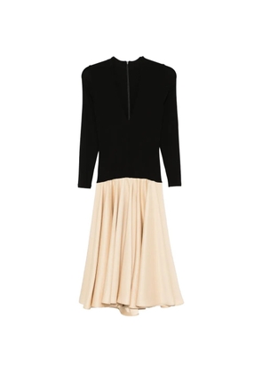 Esse Studios Aloe V-neck midi dress - Neutrals