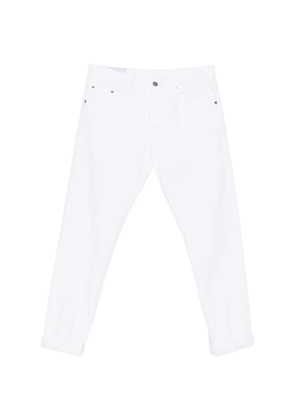 DONDUP cuffed denim jeans - White