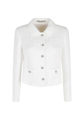 Tagliatore button-embellished jacket - White