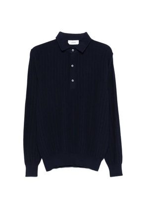 Lardini ribbed polo shirt - Blue