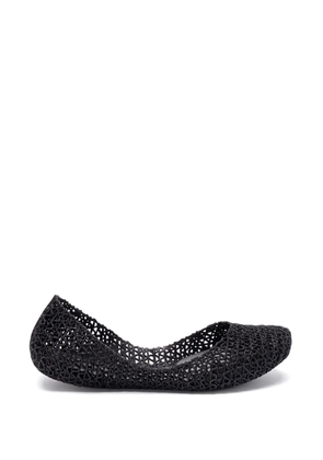 Melissa Campana Papel caged ballet flats - Black