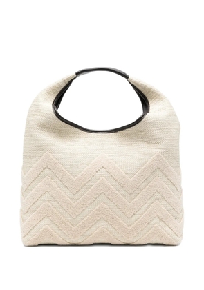 Missoni zigzag-pattern tote bag - Neutrals
