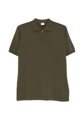 ASPESI zip-neck knit polo shirt - Green