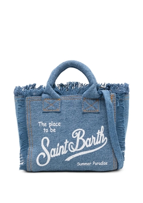MC2 Saint Barth fringed top handle bag - Blue