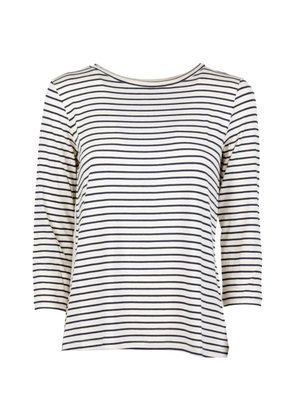 Marella Emme striped long-sleeved T-shirt - Neutrals