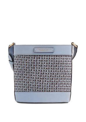 The Bridge Luna woven cross body bag - Blue