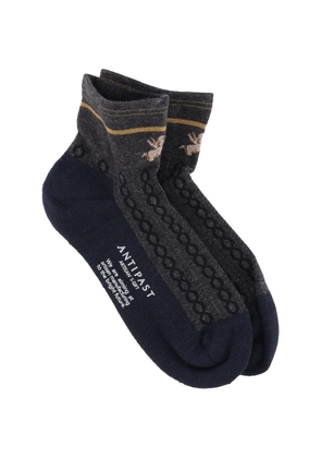 Antipast knitted patterned sock - Grey
