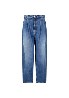 Hed Mayner pleated denim jeans - Blue