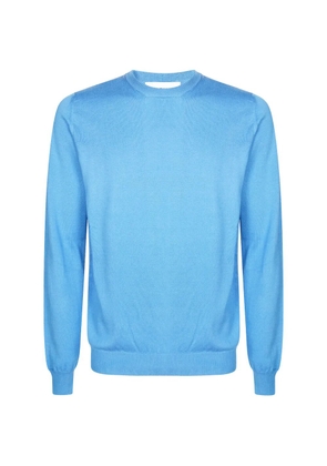 ALPHA STUDIO fine-knit jumper - Blue