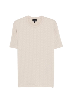 Giorgio Armani crew-neck T-shirt - Neutrals