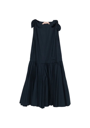 Nº21 tie straps gathered dress - Blue