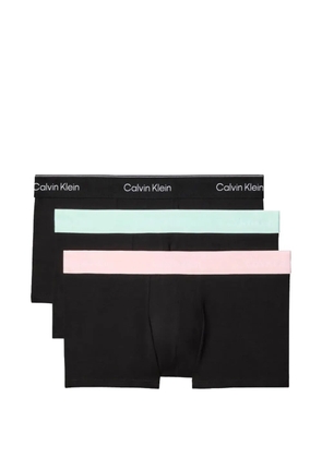 Calvin Klein logo-waistband boxers set of three - Black