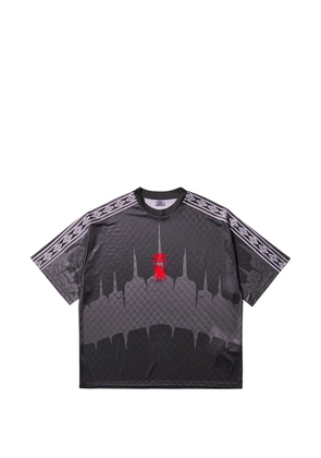UMBRO logo-tape T-shirt - Black