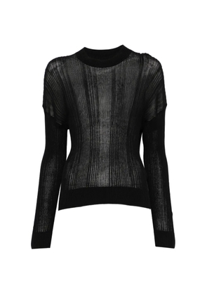 BOMPARD ribbed round-neck sweater - Black