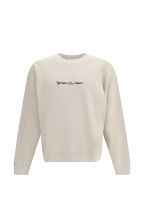 Off-White Script Arrow sweatshirt - Neutrals