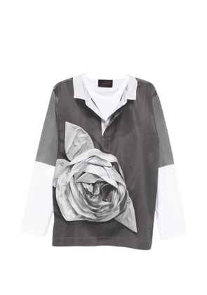 Simone Rocha polo-print T-shirt - White